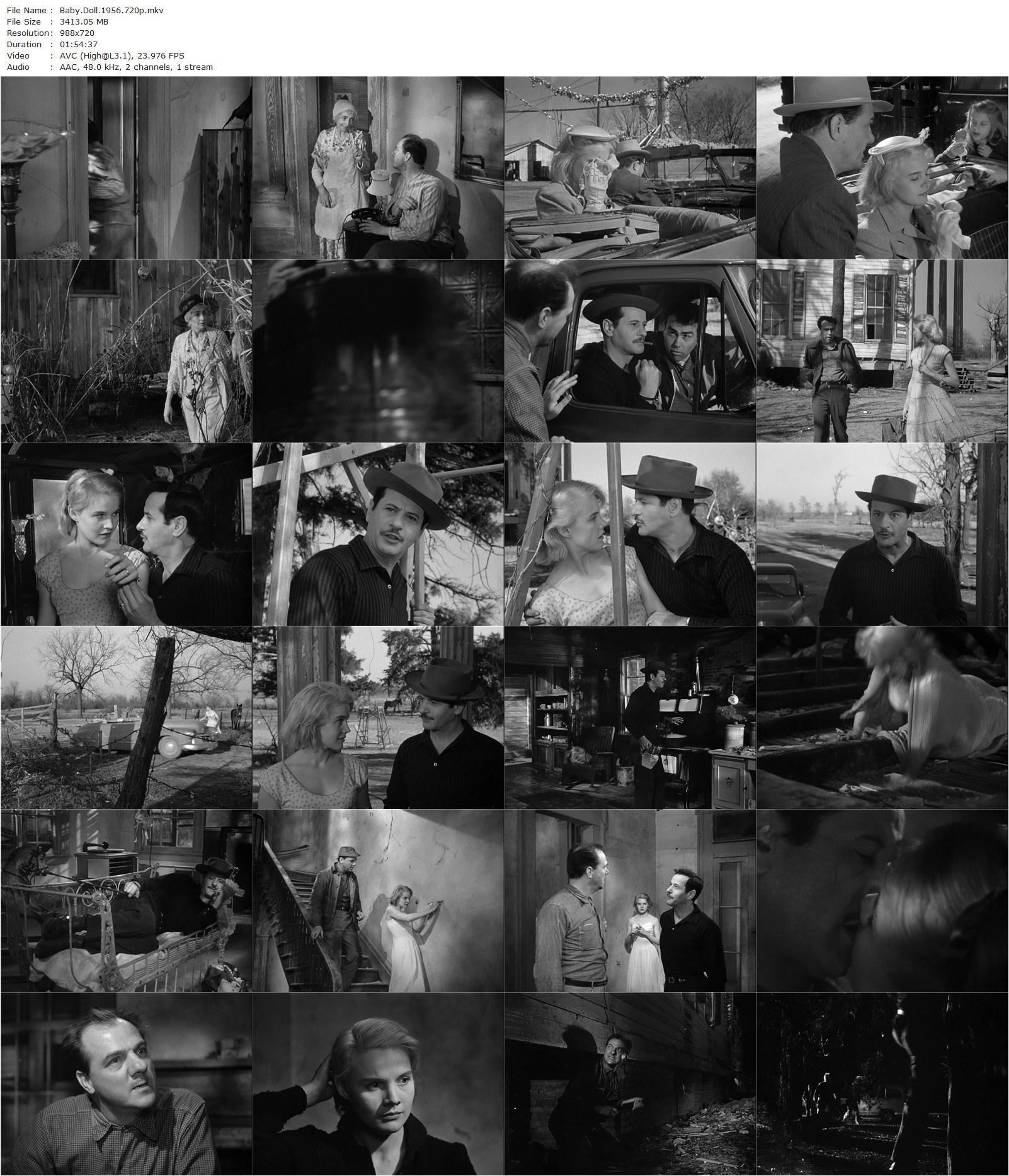 Baby Doll (1956) Elia Kazan, Karl Malden, Carroll Baker, Eli Wallach-poster