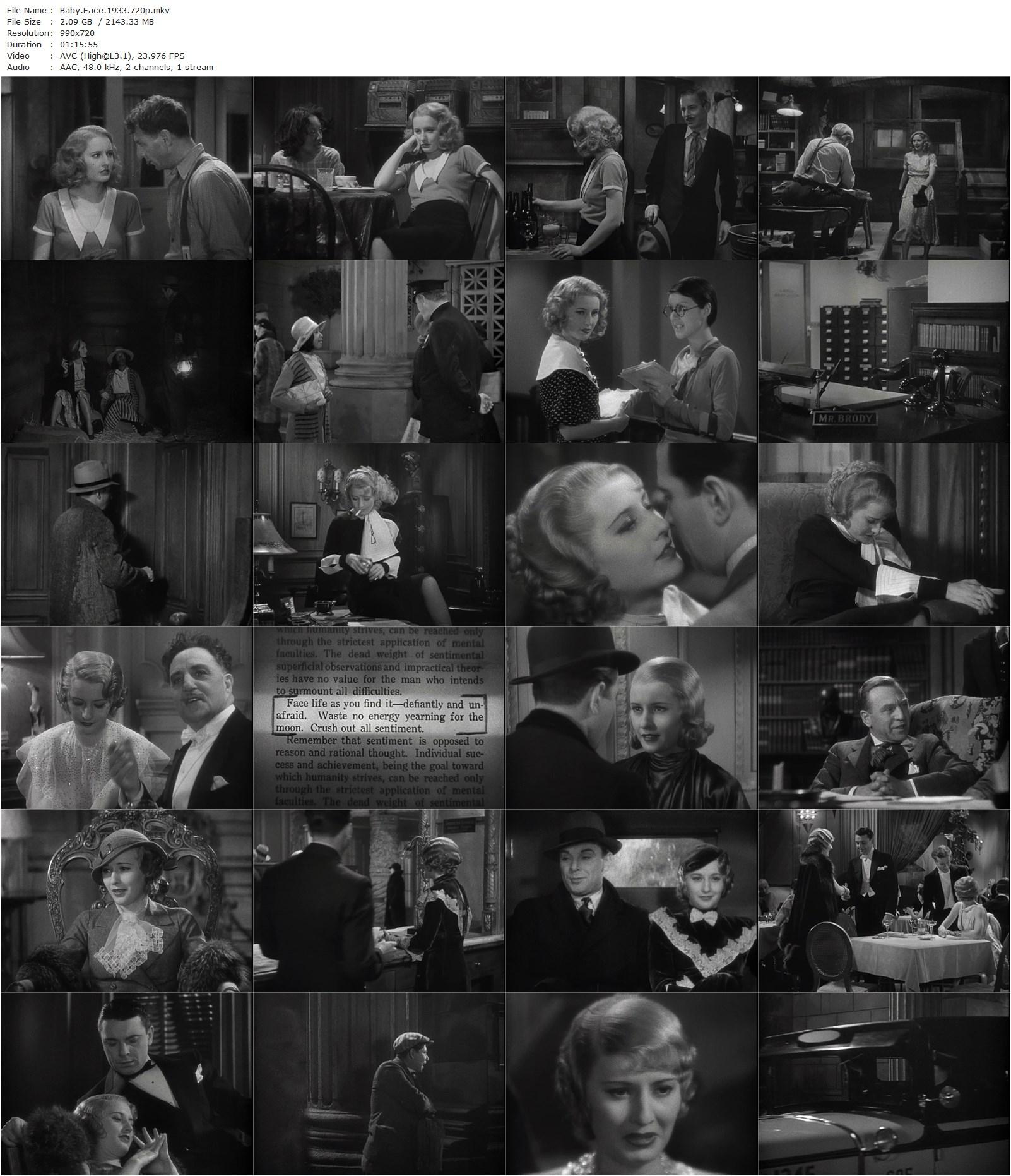 Baby Face (1933) Alfred E. Green, Barbara Stanwyck, George Brent, Donald Cook-poster