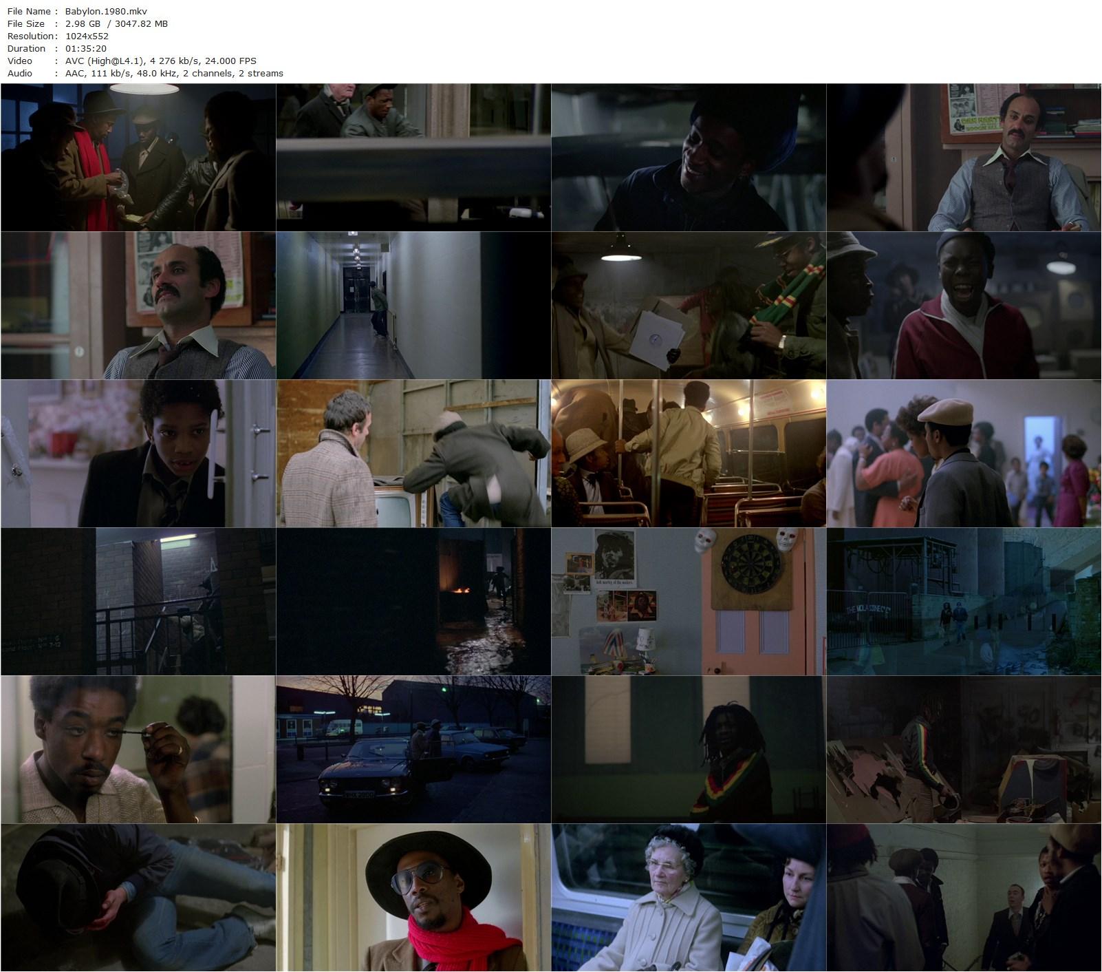 Babylon (1981) Franco Rosso, David N. Haynes, Trevor Laird, Victor Romero Evans-poster