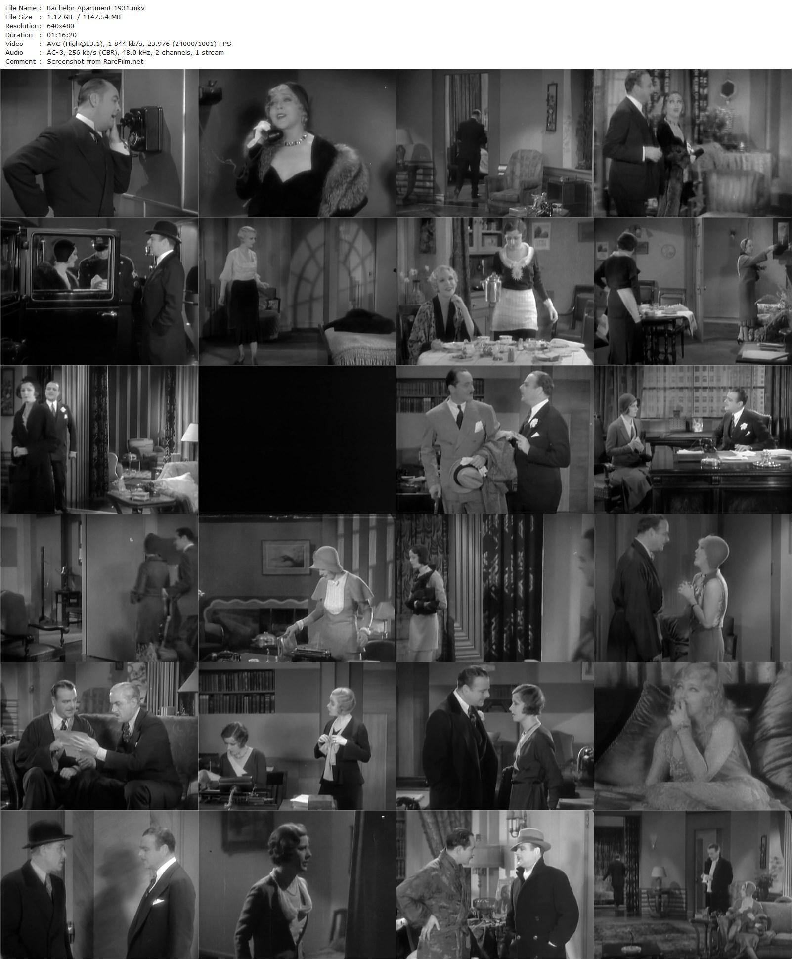 Bachelor Apartment (1931) Lowell Sherman, Mae Murray, Irene Dunne-poster