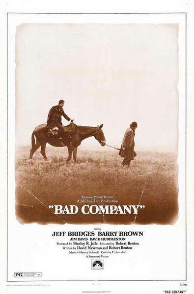 Bad Company (1972) Robert Benton, Jeff Bridges, Barry Brown, Jim Davis
