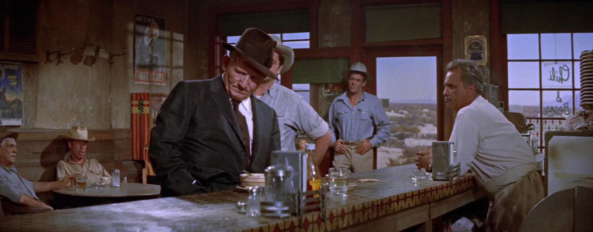 Bad Day at Black Rock (1955) John Sturges, Spencer Tracy, Robert Ryan, Anne Francis, Crime, Drama, Mystery, Thriller, Western-poster