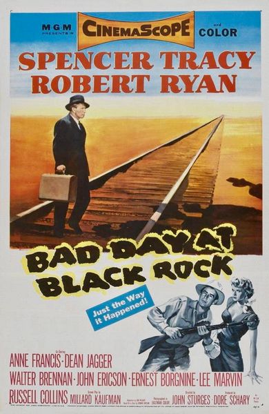 Bad Day at Black Rock (1955) John Sturges, Spencer Tracy, Robert Ryan, Anne Francis, Crime, Drama, Mystery, Thriller, Western