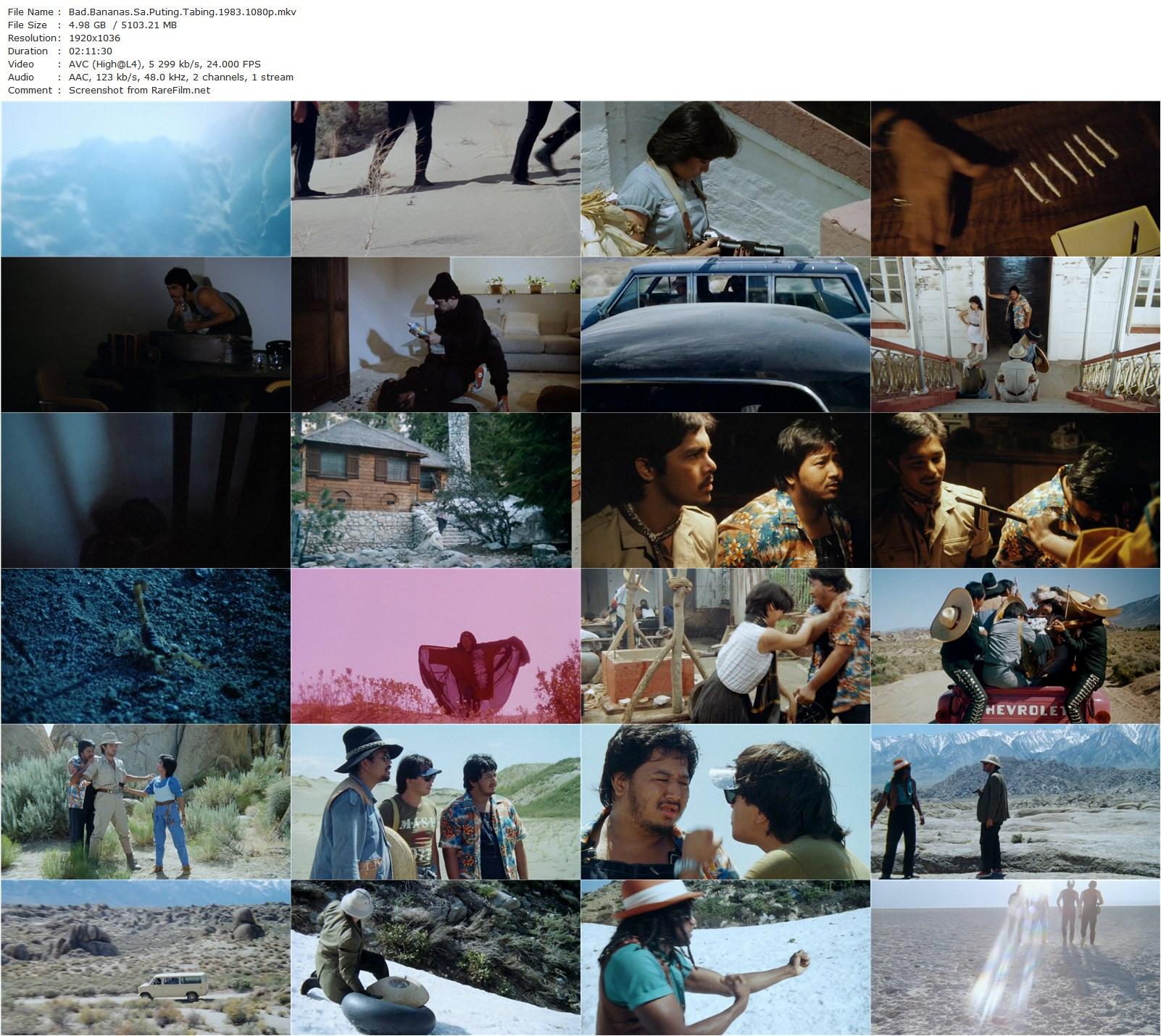 Bad Bananas on the Silver Screen / Bad bananas sa puting tabing (1983) Peque Gallaga, Christopher De Leon, Jay Ilagan, Johnny Delgado-poster