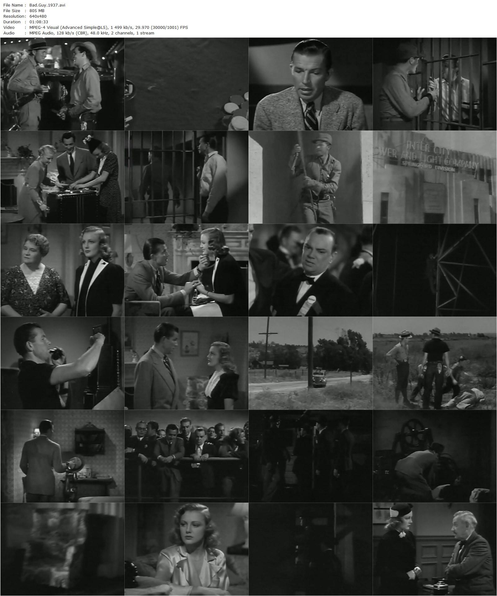 Bad Guy (1937) Edward L. Cahn, Bruce Cabot-poster