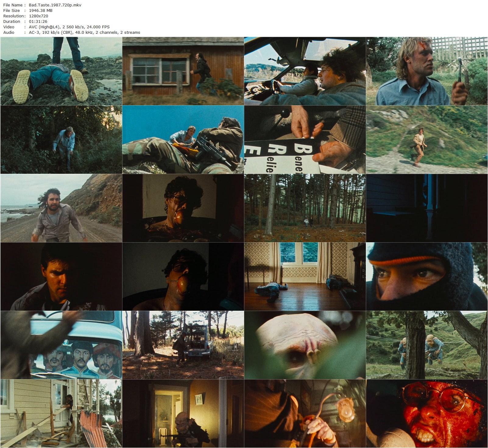 Bad Taste (1987) Peter Jackson, Terry Potter, Pete O’Herne, Craig Smith-poster