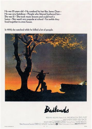 Badlands (1973) Terrence Malick, Martin Sheen, Sissy Spacek, Warren Oates