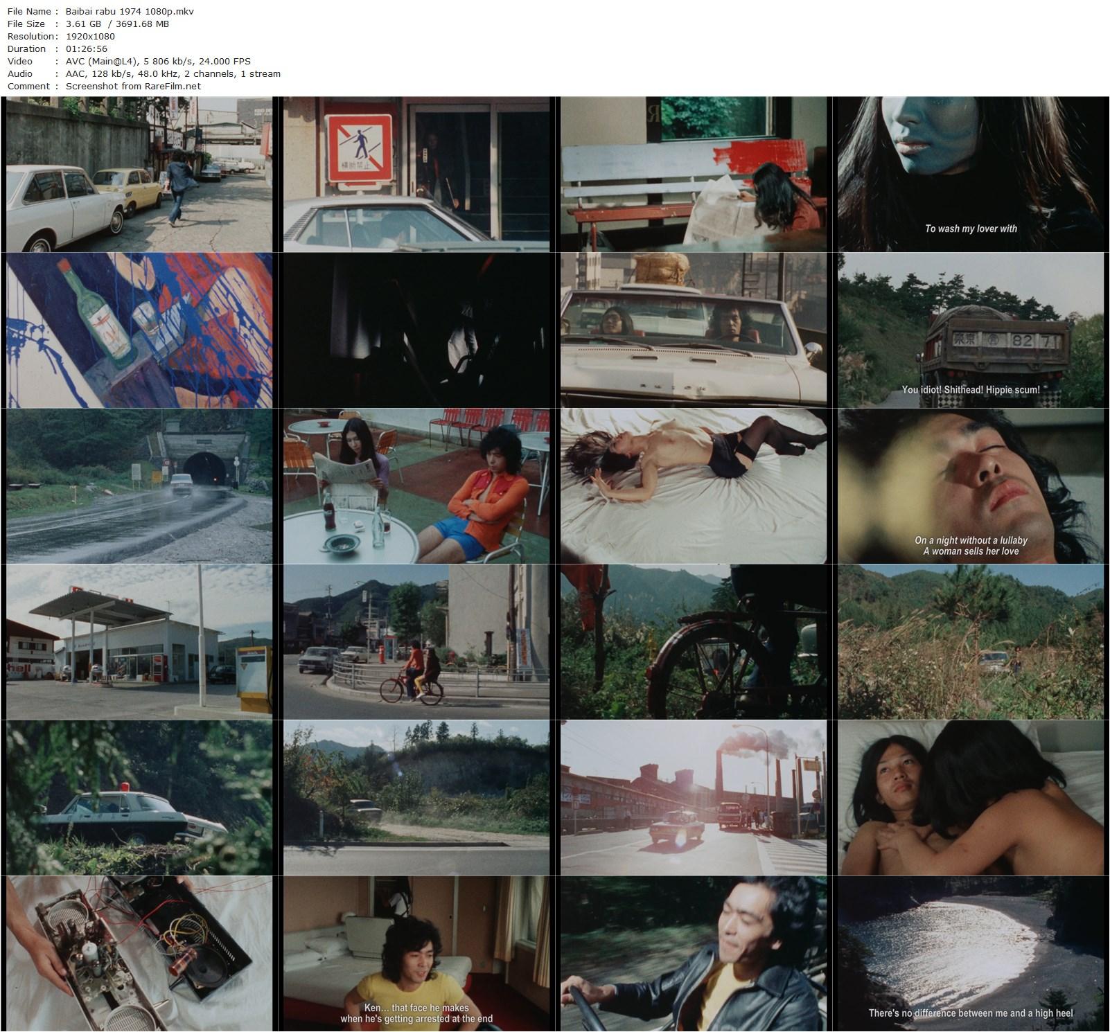 Bye Bye Love / Baibai rabu (1974) Isao Fujisawa, Atsuko Ami, Miyabi Ichijô, Yûzô Morita-poster