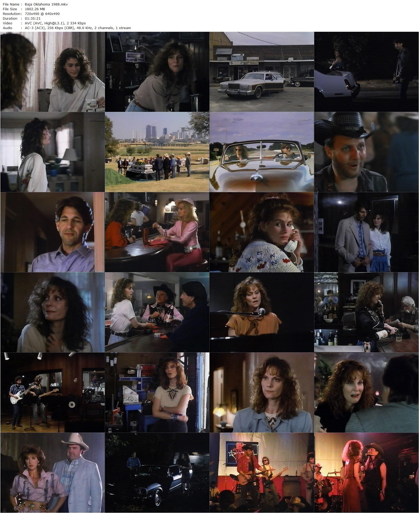 Baja Oklahoma (1988) Bobby Roth, Lesley Ann Warren, Peter Coyote, Swoosie Kurtz-poster