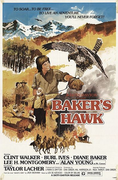 Baker’s Hawk (1976) Lyman Dayton, Clint Walker, Burl Ives, Diane Baker