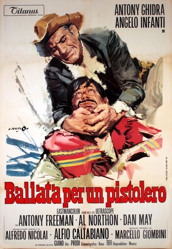 Ballad of a Gunman / Ballata per un pistolero (1967) Alfio Caltabiano, Dragomir Bojanic-Gidra, Angelo Infanti, Mario Novelli