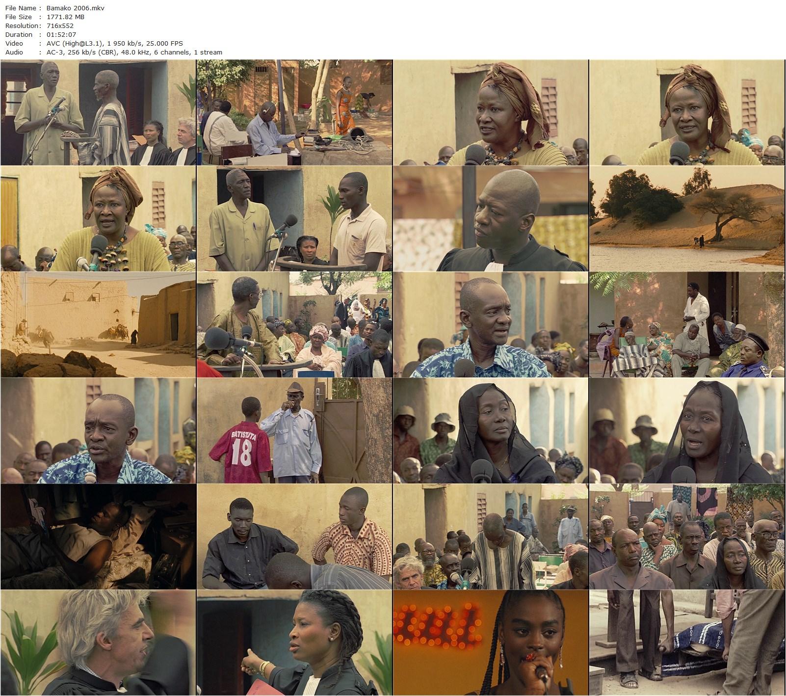Bamako (2006) Abderrahmane Sissako, Aïssa Maïga, Tiécoura Traoré, Maimouna Hélène Diarra-poster