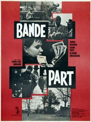Bande à part / Band of Outsiders (1964) Jean-Luc Godard, Anna Karina, Claude Brasseur, Danièle Girard