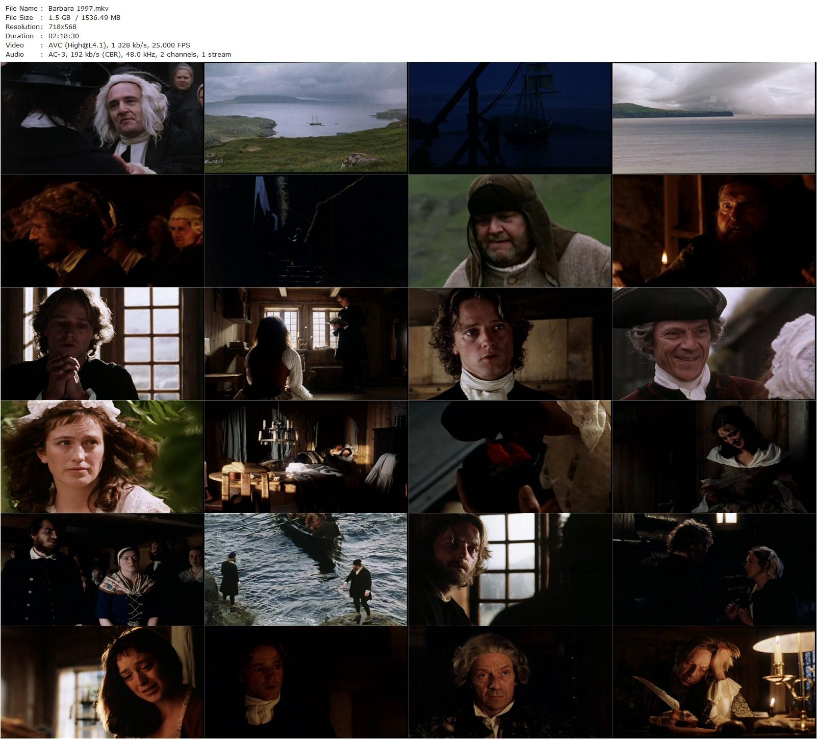 Barbara (1997) Nils Malmros, Anneke von der Lippe, Helene Egelund, Trond Høvik-poster