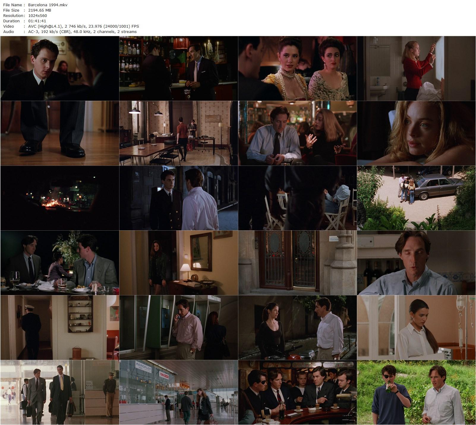 Barcelona (1994) Whit Stillman, Taylor Nichols, Chris Eigeman, Tushka Bergen-poster