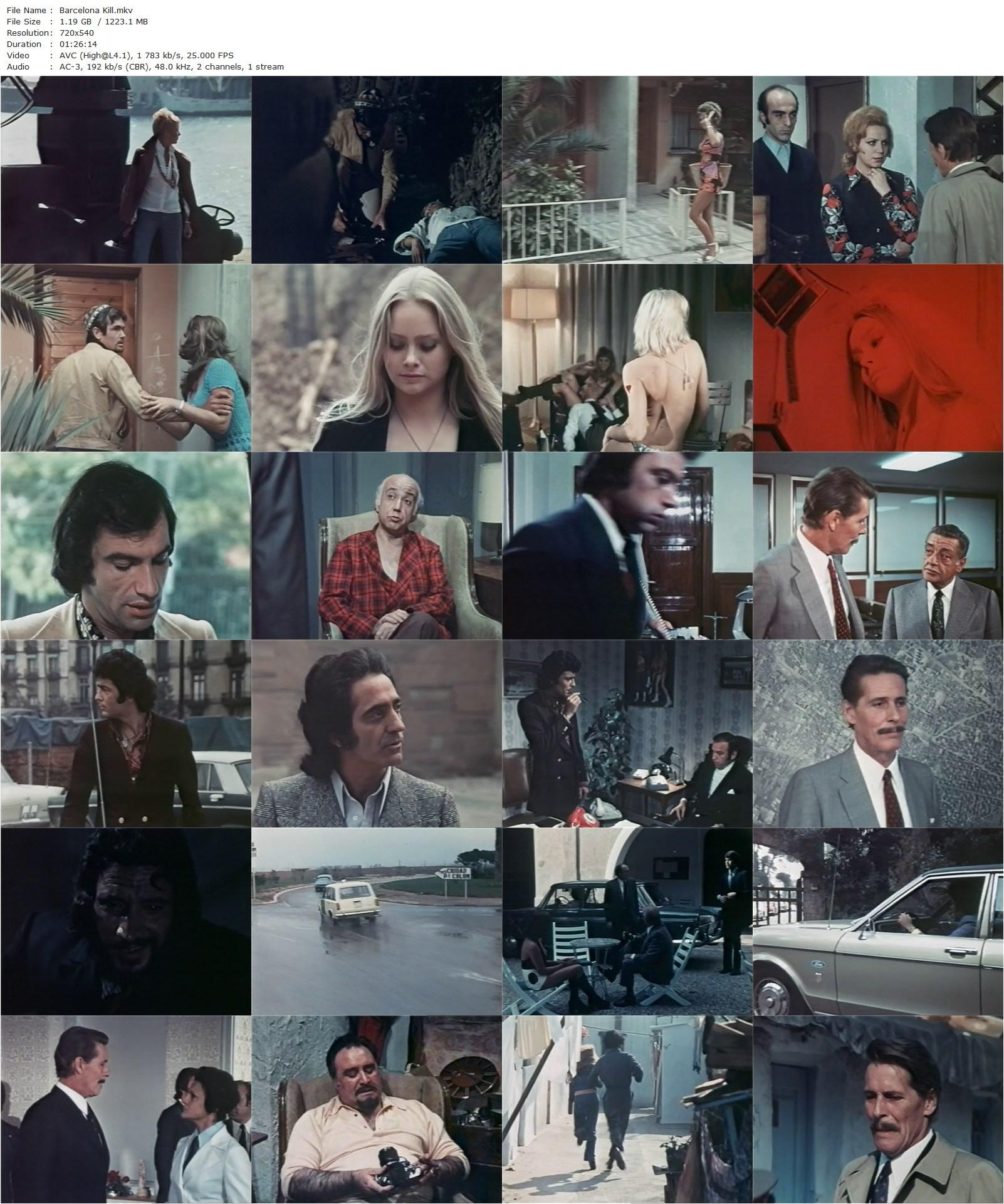 Barcelona Kill AKA La redada (1973) José Antonio de la Loma, Linda Hayden, John Justin, Simón Andreu-poster