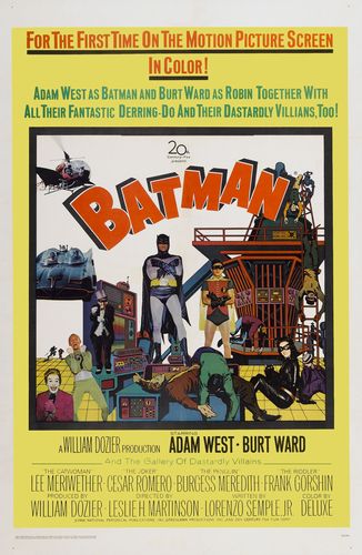 Batman: The Movie (1966) Leslie H. Martinson, Adam West, Burt Ward, Lee Meriwether