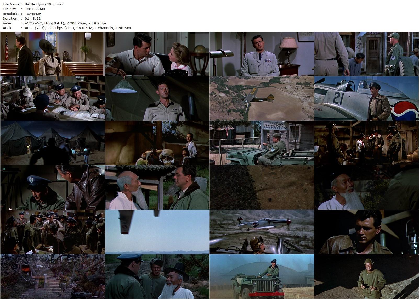 Battle Hymn (1957) Douglas Sirk, Rock Hudson, Anna Kashfi, Dan Duryea-poster