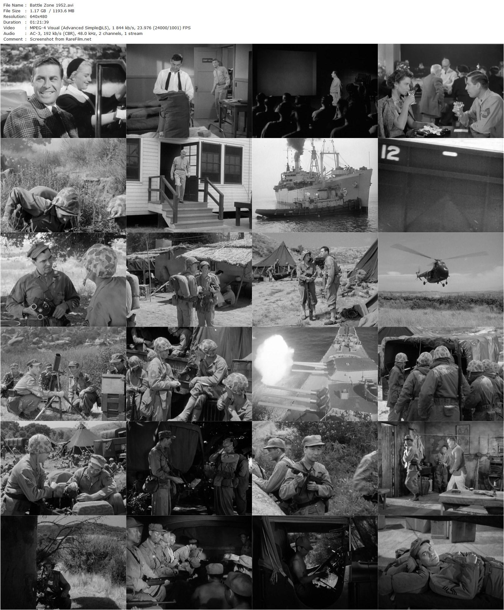 Battle Zone (1952) Lesley Selander, John Hodiak, Linda Christian, Stephen McNally-poster