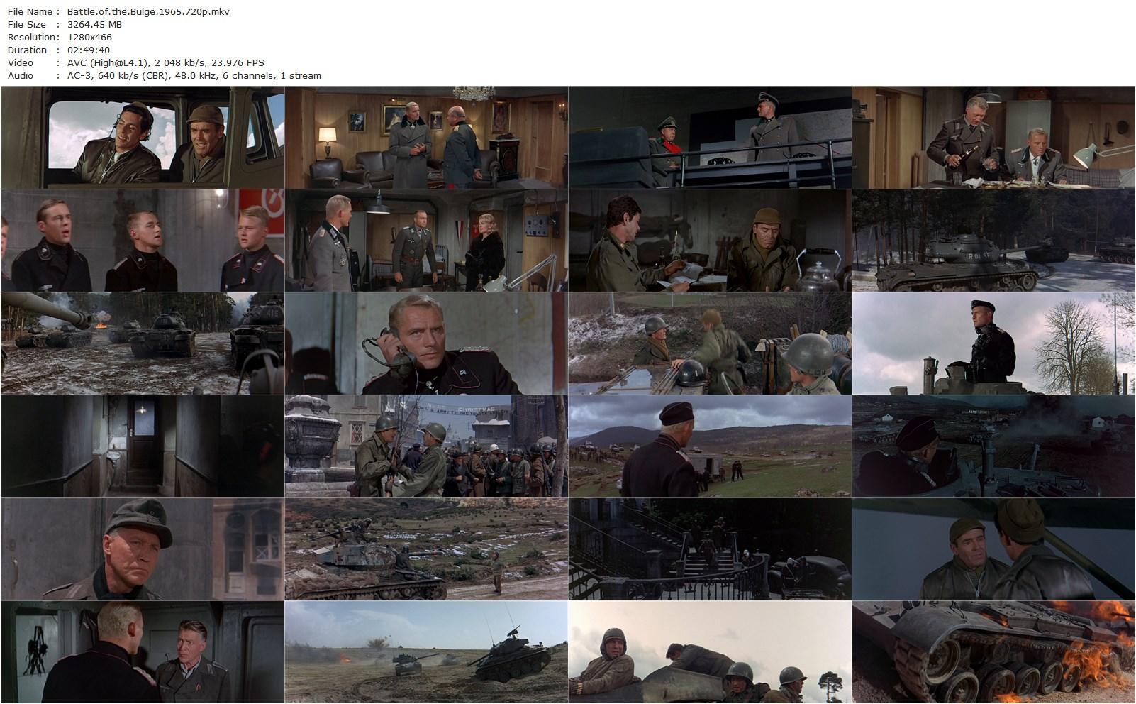 Battle of the Bulge (1965) Ken Annakin, Henry Fonda, Robert Shaw, Robert Ryan-poster