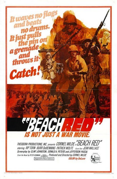 Beach Red (1967) Cornel Wilde, Rip Torn, Burr DeBenning