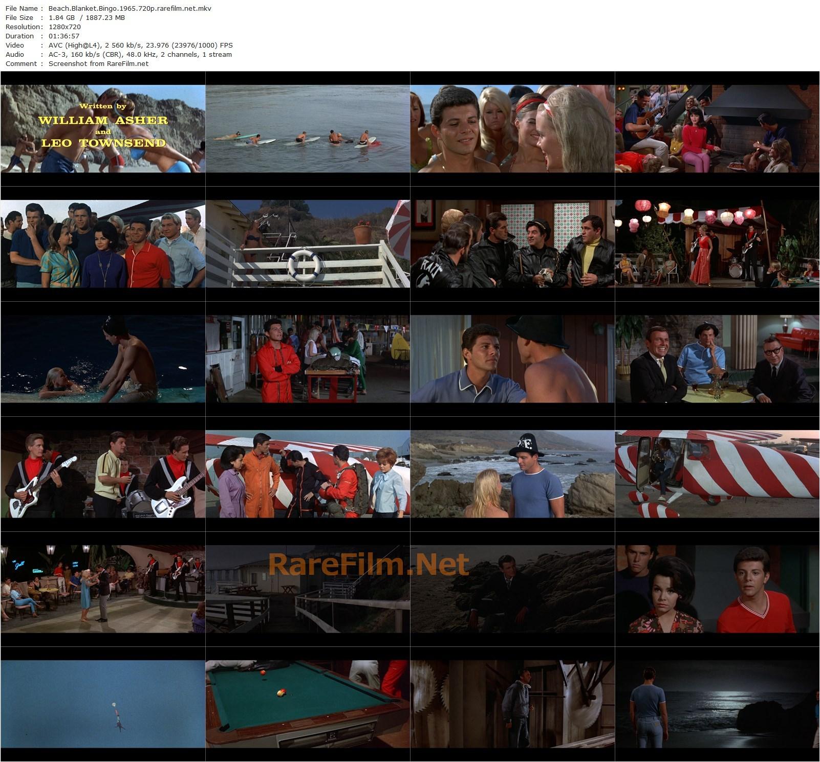 Beach Blanket Bingo (1965) William Asher, Frankie Avalon, Annette Funicello, Deborah Walley-poster