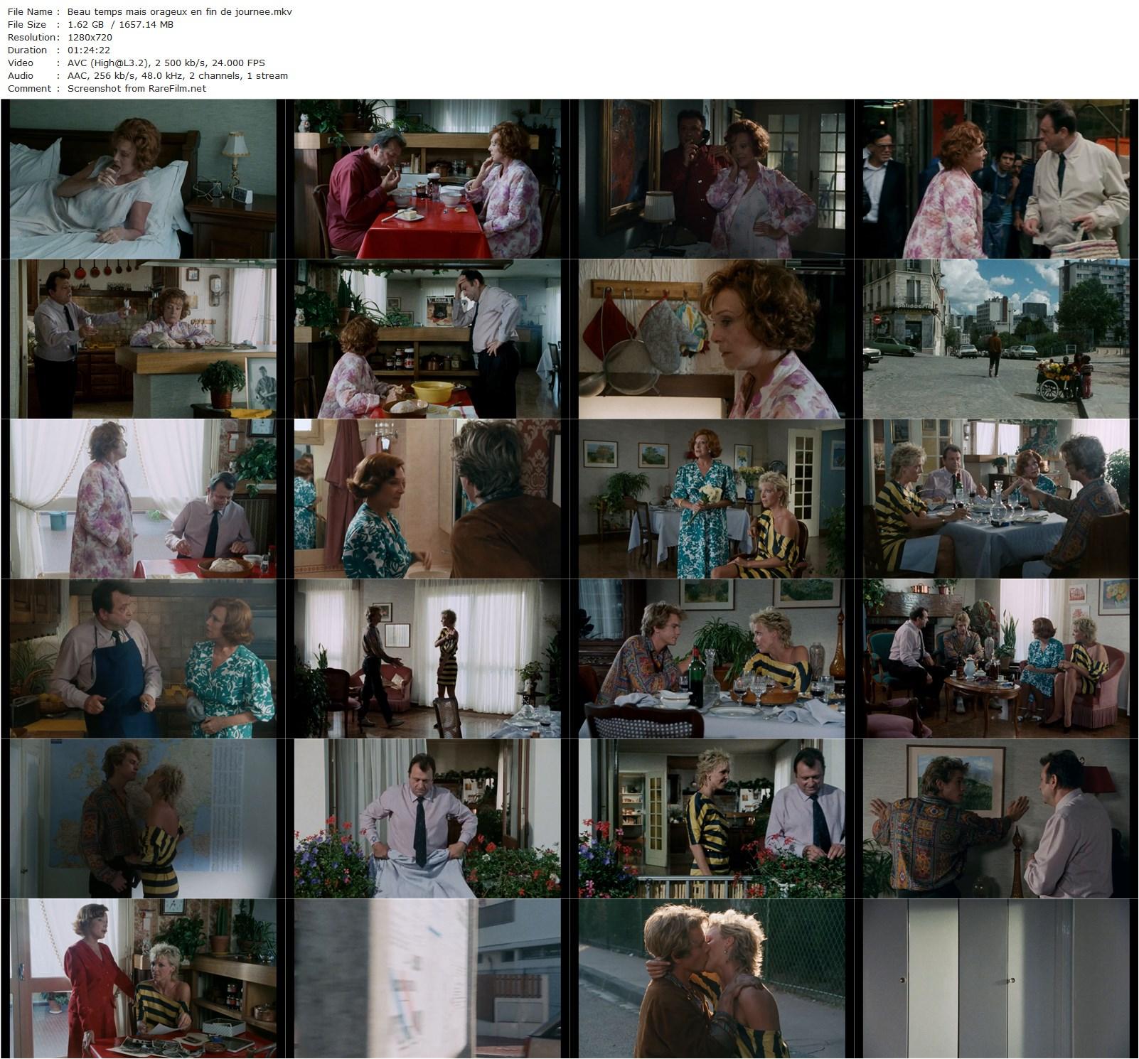 Good Weather, But Stormy Late This Afternoon / Beau temps mais orageux en fin de journée (1986) Gérard Frot-Coutaz, Micheline Presle, Claude Piéplu, Xavier Deluc-poster