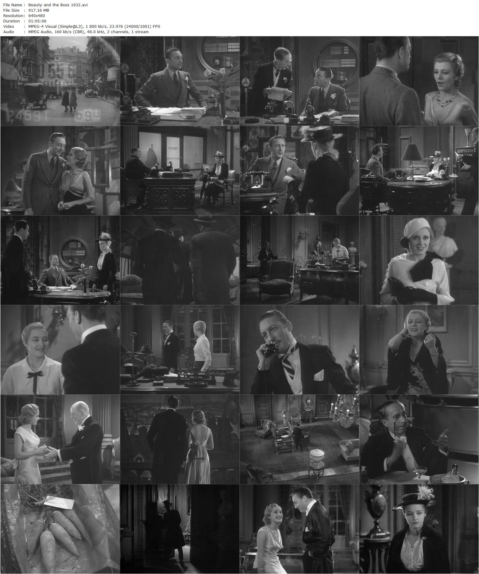 Beauty and the Boss (1932) Roy Del Ruth, Marian Marsh, David Manners, Warren William-poster