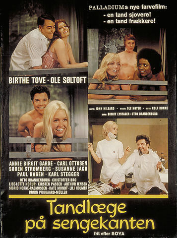 Bedside Dentist (1971) John Hilbard, Ole Søltoft, Birte Tove, Annie Birgit Garde, Comedy, Erotic