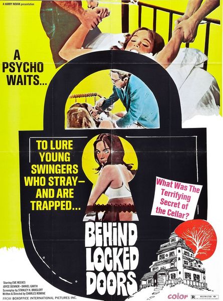 Behind Locked Doors (1968) Charles Romine, Eve Reeves, Joyce Danner, Daniel Garth, Horror, Erotic