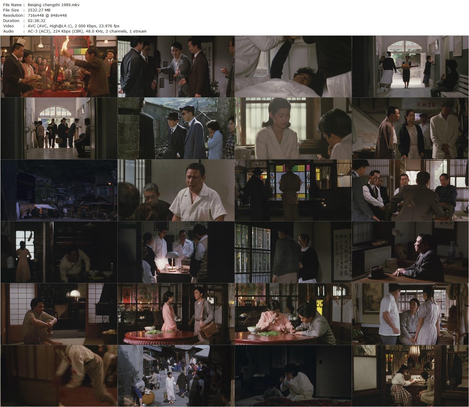 A City of Sadness (1989) Hsiao-Hsien Hou, Tony Chiu-Wai Leung, Shu-Fen Hsin, Sung Young Chen-poster