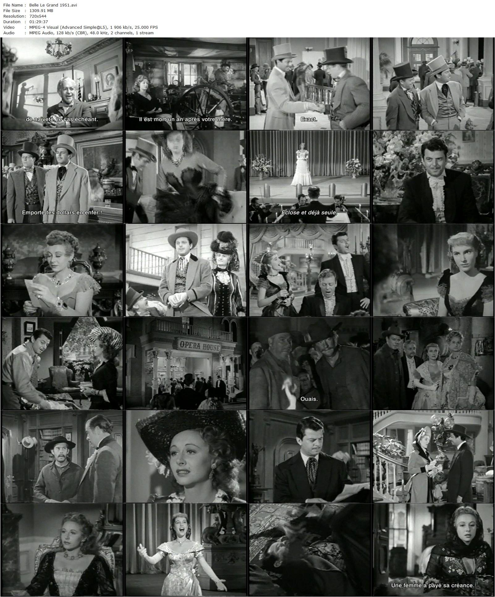 Belle Le Grand (1951) Allan Dwan, Vera Ralston, John Carroll, William Ching-poster