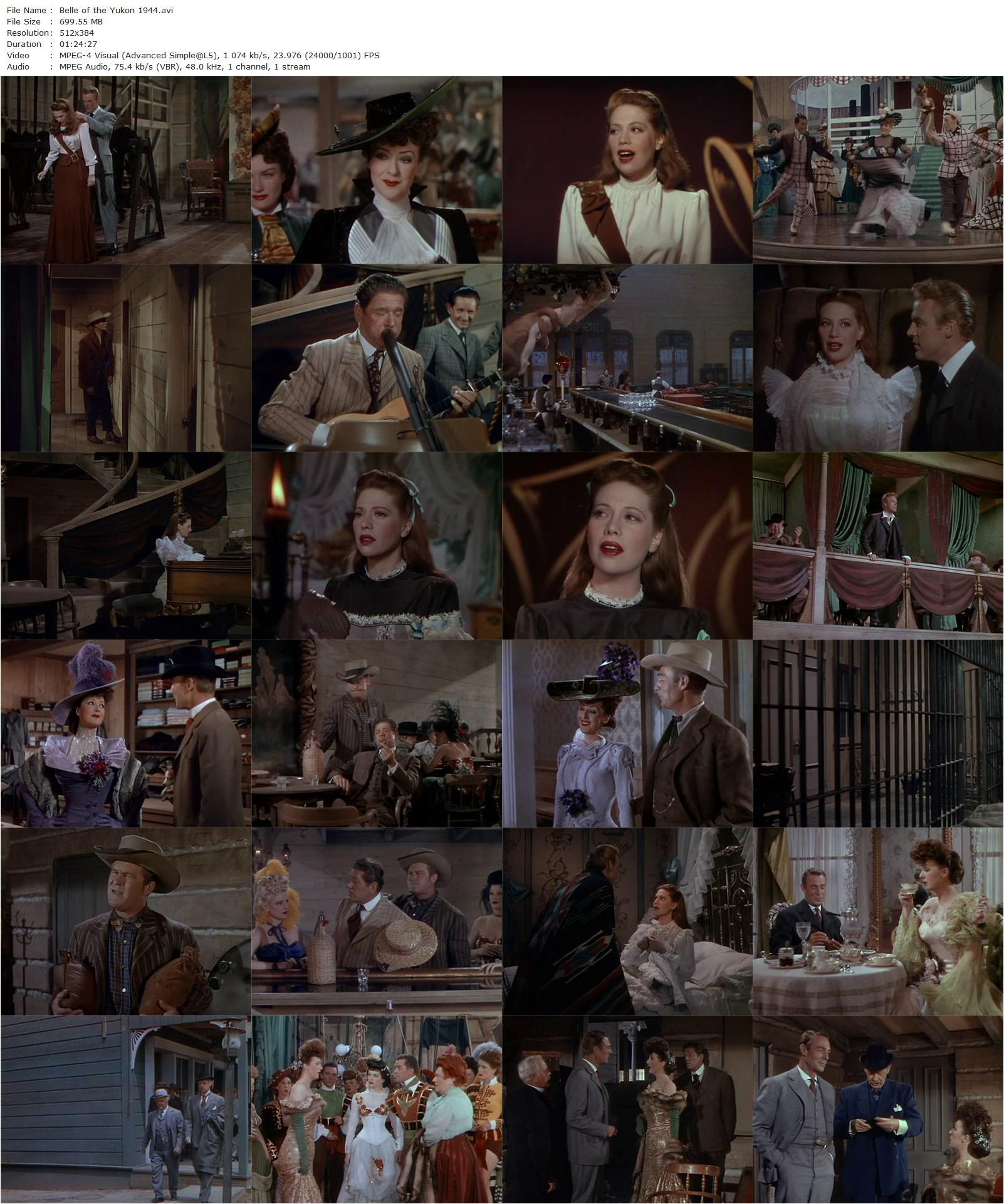 Belle of the Yukon (1944) William A. Seiter, Randolph Scott, Gypsy Rose Lee, Dinah Shore-poster