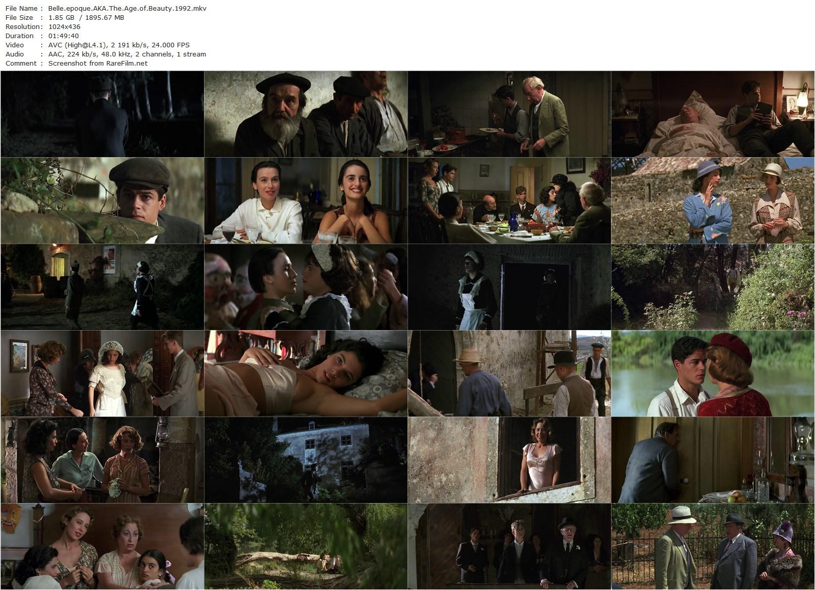 The Age of Beauty (1992) Fernando Trueba-poster