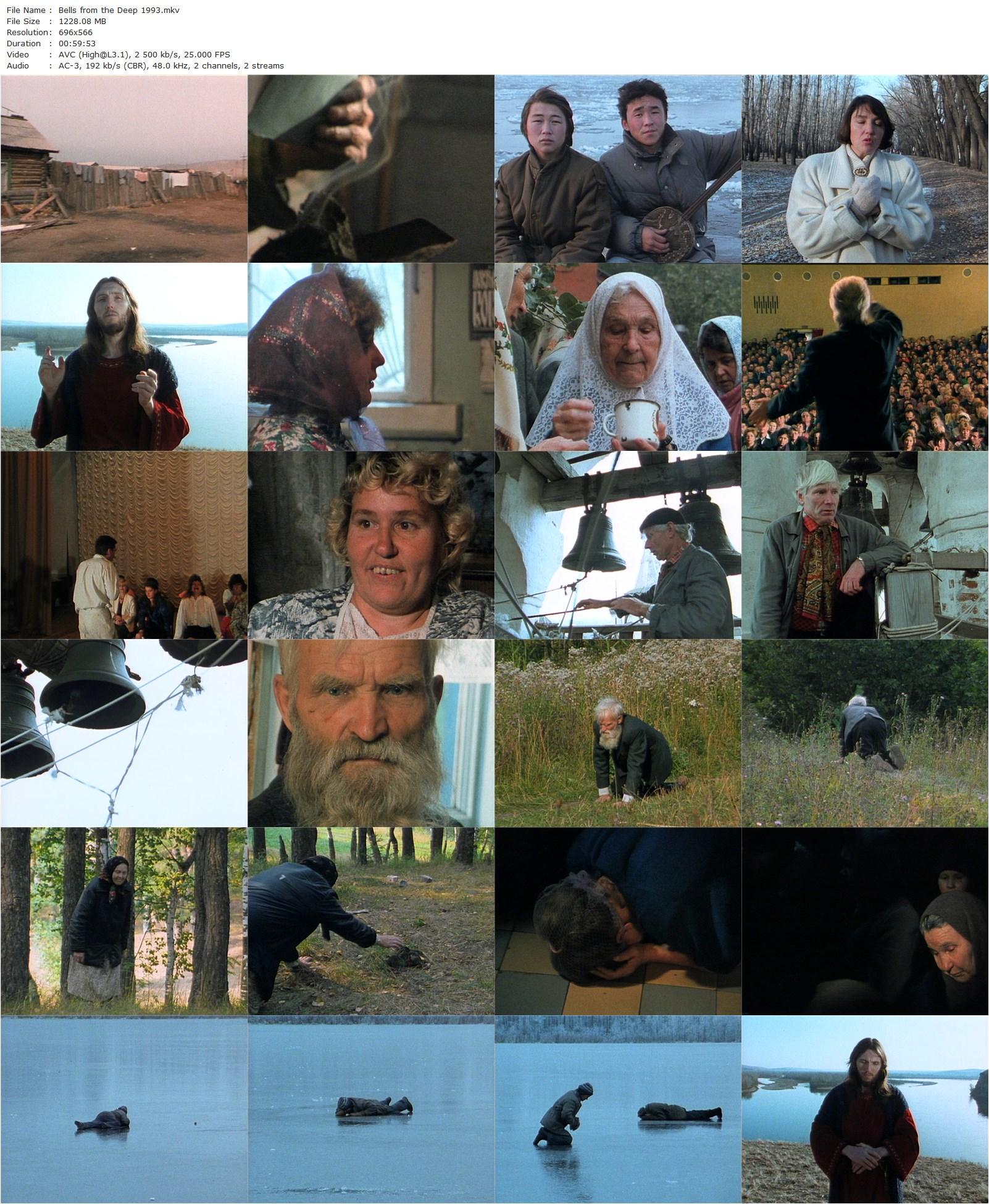 Bells from the Deep AKA Glocken aus der Tiefe – Glaube und Aberglaube in Rußland (1993) Werner Herzog, Anna Hitch, Vissarion-poster