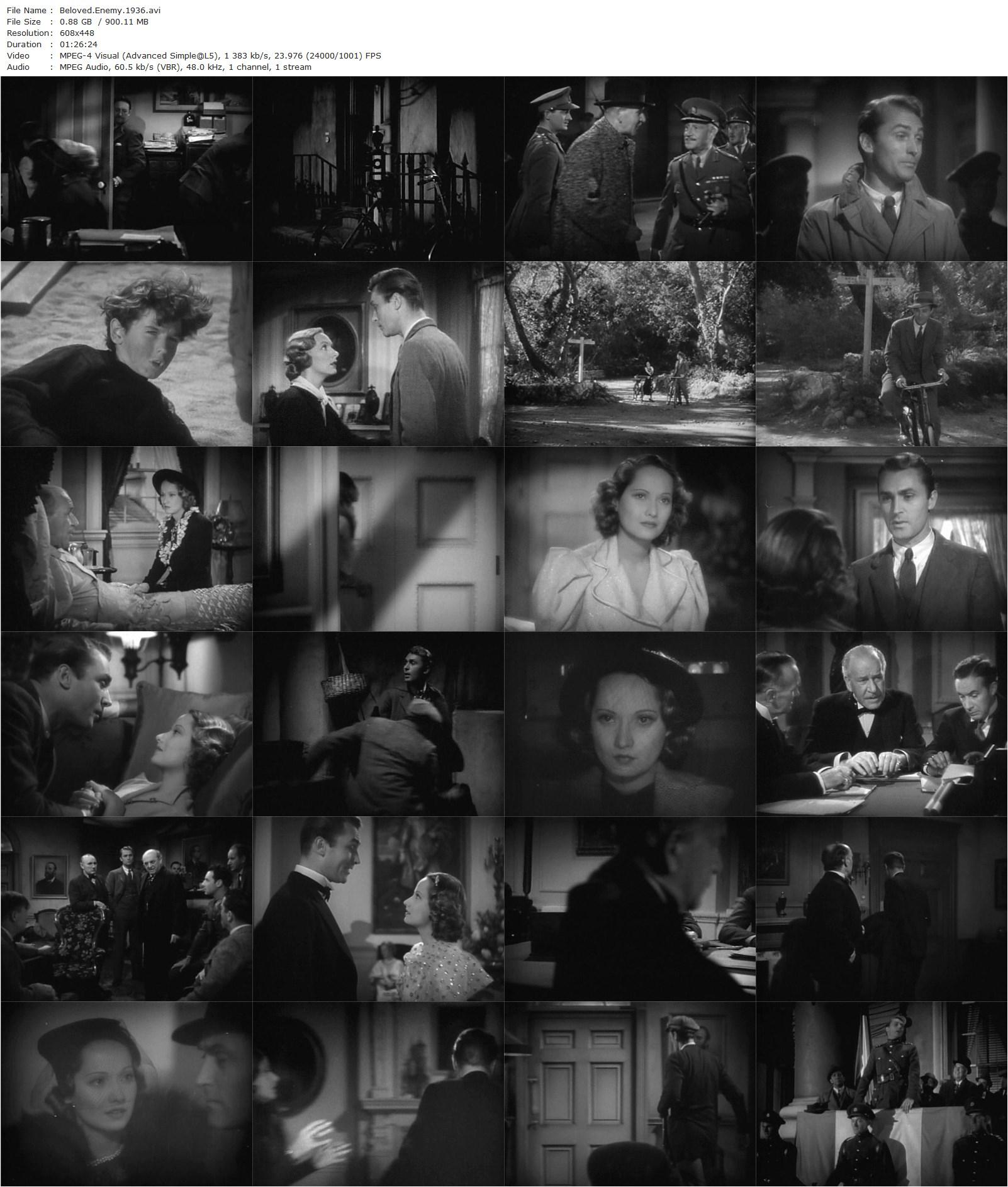 Beloved Enemy (1936) H.C. Potter, Merle Oberon, Brian Aherne, Karen Morley-poster