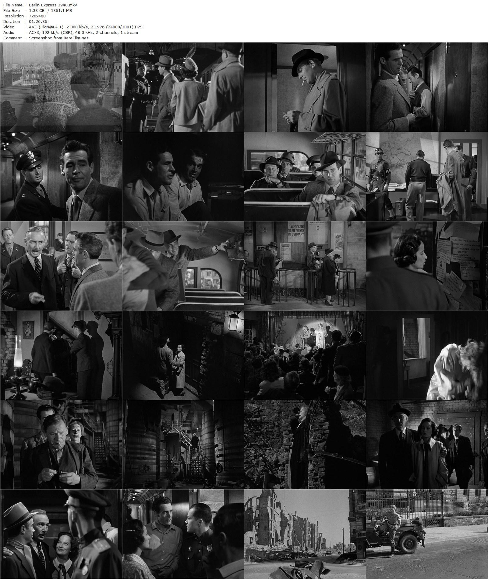 Berlin Express (1948) Jacques Tourneur-poster