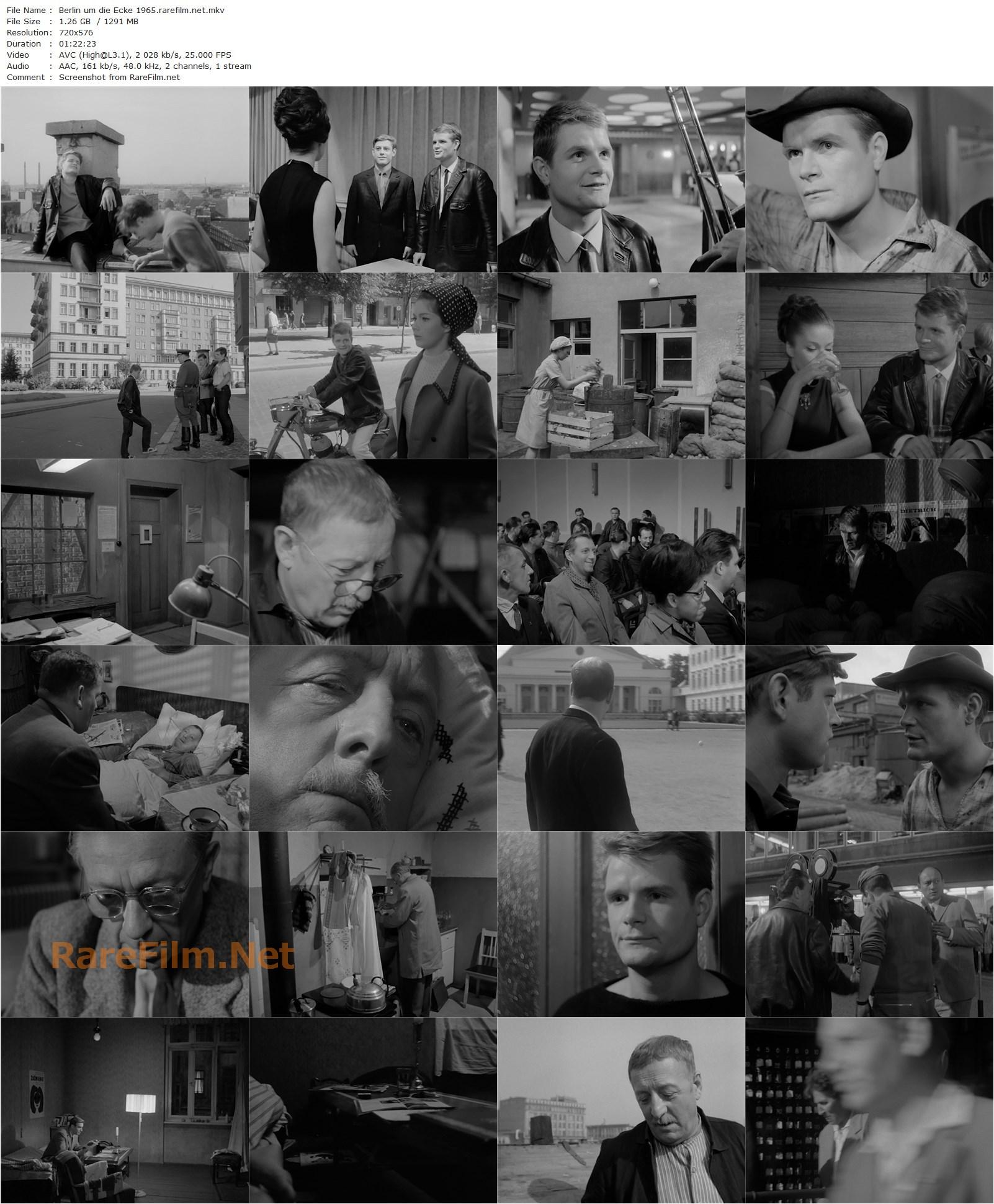 Berlin Around the Corner / Berlin um die Ecke (1965) Gerhard Klein, Dieter Mann, Monika Gabriel, Erwin Geschonneck-poster