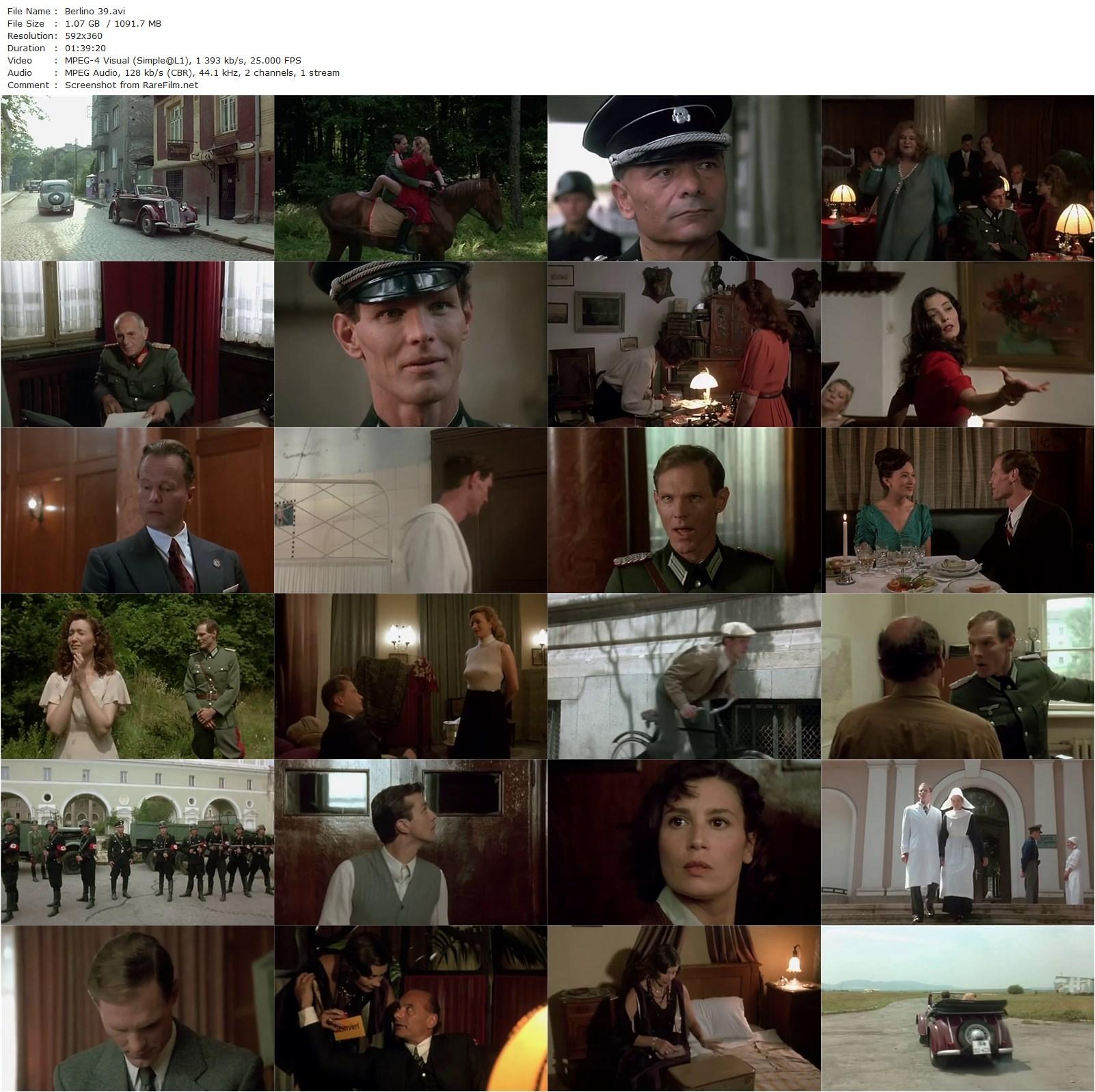 Berlin ’39 / Berlino ’39 (1993) Sergio Sollima, Ken Marshall, John Savage, Kay Rush-poster