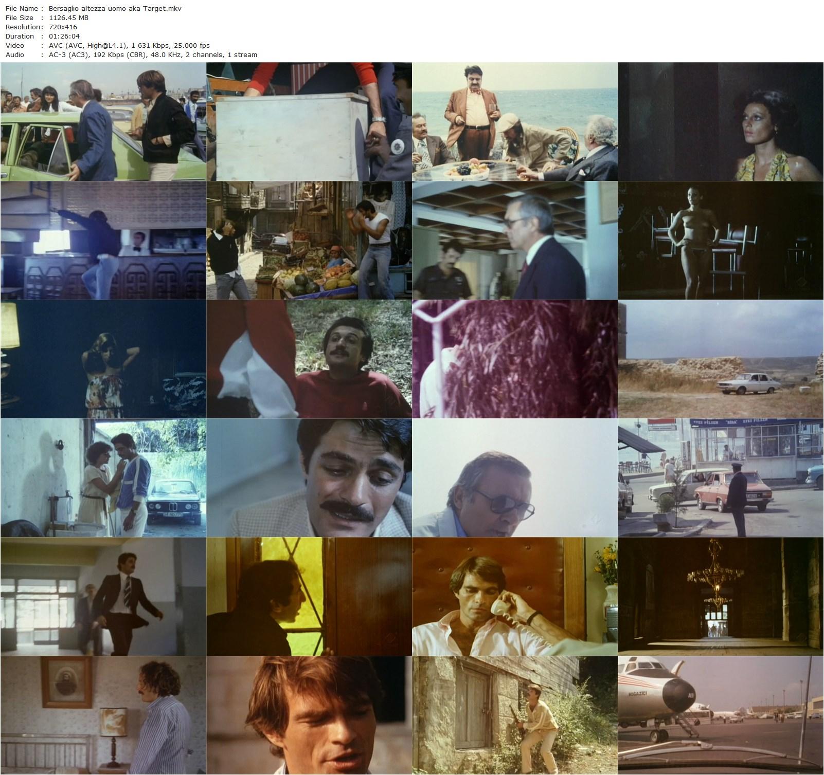 Target (1978) Guido Zurli, Luc Merenda, Gabriella Giorgelli, Kadir Inanir-poster