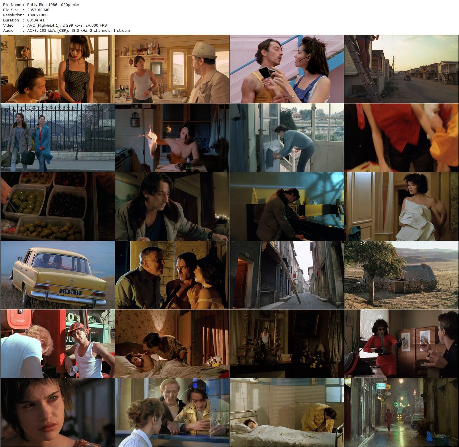 Betty Blue AKA 37°2 le matin (1986) Jean-Jacques Beineix, Jean-Hugues Anglade, Béatrice Dalle, Gérard Darmon-poster