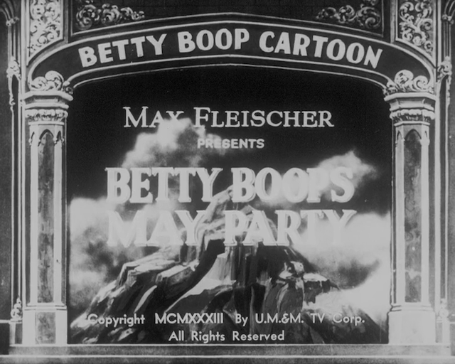 Dave Fleischer & Dave Tendlar – Betty Boop’s May Party (1933)