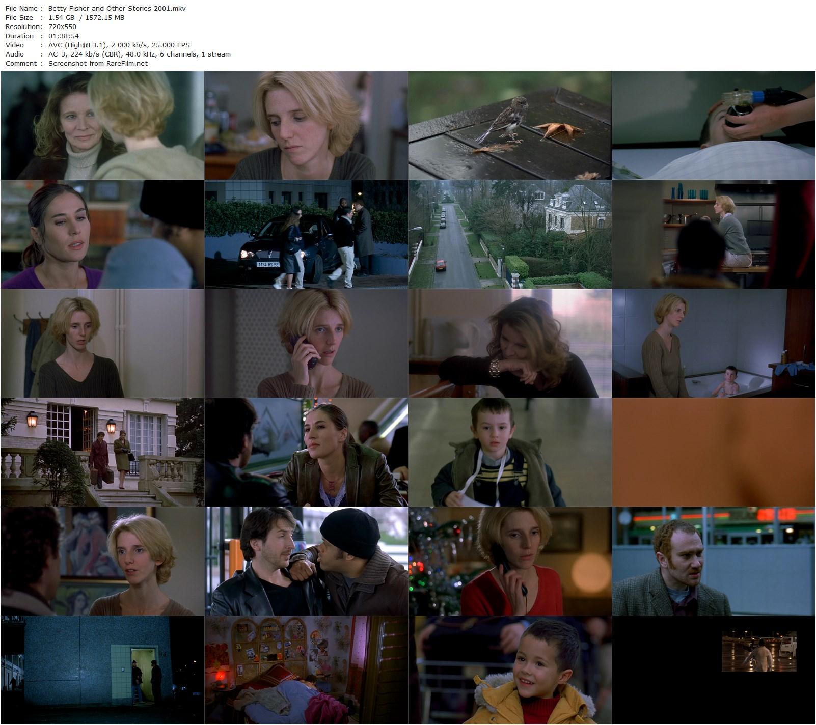 Betty Fisher and Other Stories (2001) Claude Miller, Sandrine Kiberlain, Nicole Garcia, Mathilde Seigner-poster