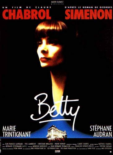 Betty (1992) Claude Chabrol, Marie Trintignant, Stéphane Audran, Jean-François Garreaud