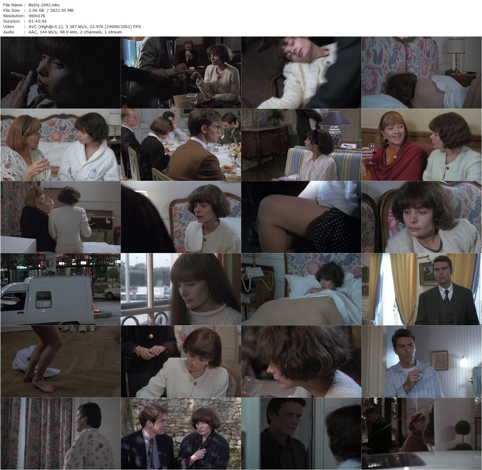 Betty (1992) Claude Chabrol, Marie Trintignant, Stéphane Audran, Jean-François Garreaud-poster