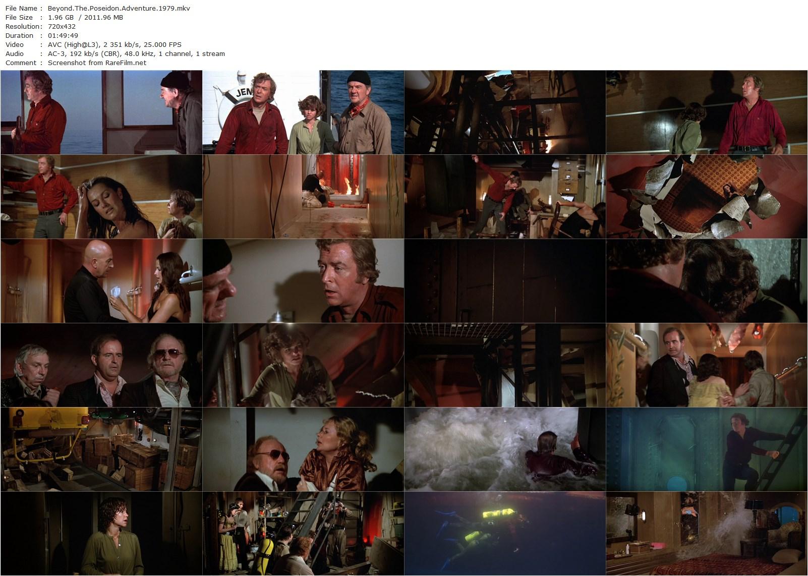 Beyond the Poseidon Adventure (1979) Irwin Allen, Michael Caine, Sally Field, Telly Savalas-poster