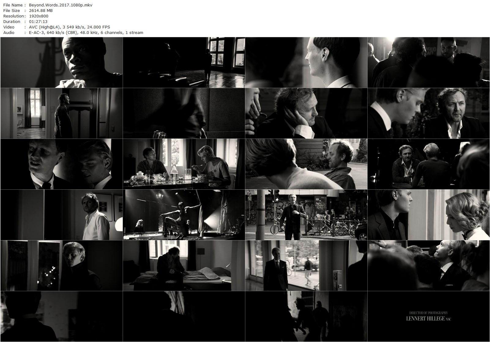 Beyond Words (2017) Urszula Antoniak, Andrzej Chyra, Jakub Gierszal, Christian Löber-poster