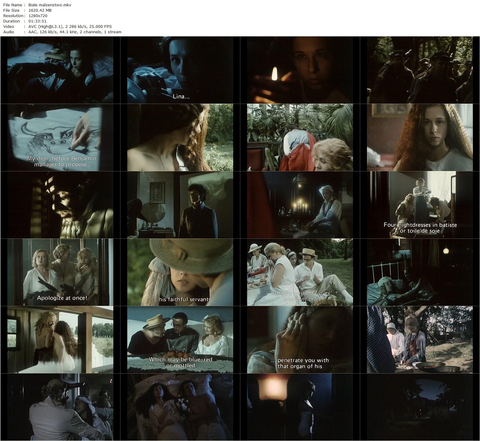 White Marriage AKA Biale malzenstwo (1992) Magdalena Lazarkiewicz, Jolanta Fraszynska, Agata Piotrowska, Teresa Budzisz-Krzyzanowska-poster