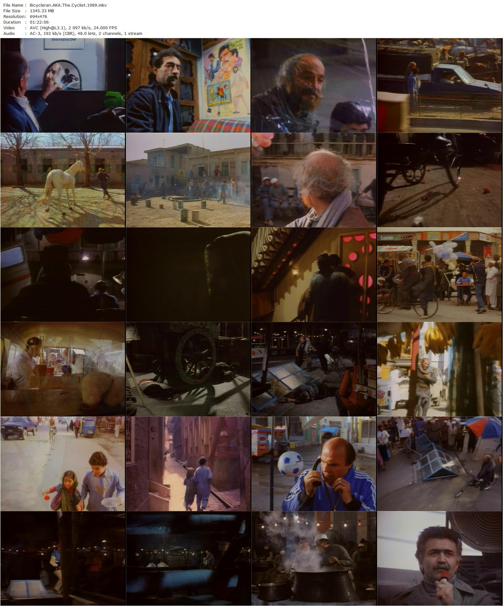 The Cyclist AKA Bicycleran (1987) Mohsen Makhmalbaf, Mahshid Afsharzadeh, Firouz Kiani, Samira Makhmalbaf-poster