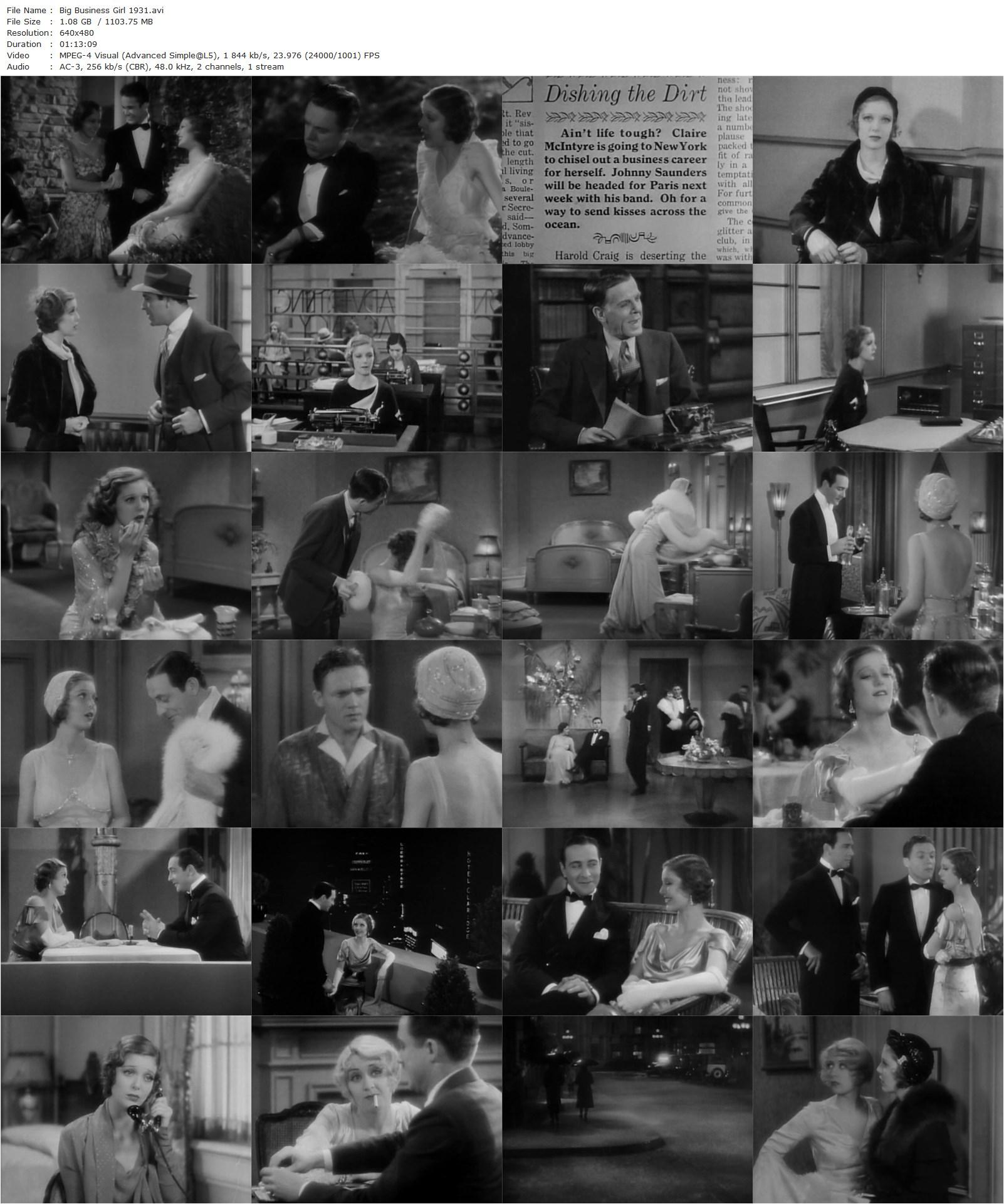 Big Business Girl (1931) William A. Seiter-poster